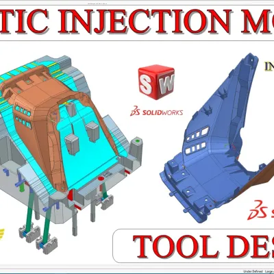 Plastic Mould design (SOLIDWORKS)